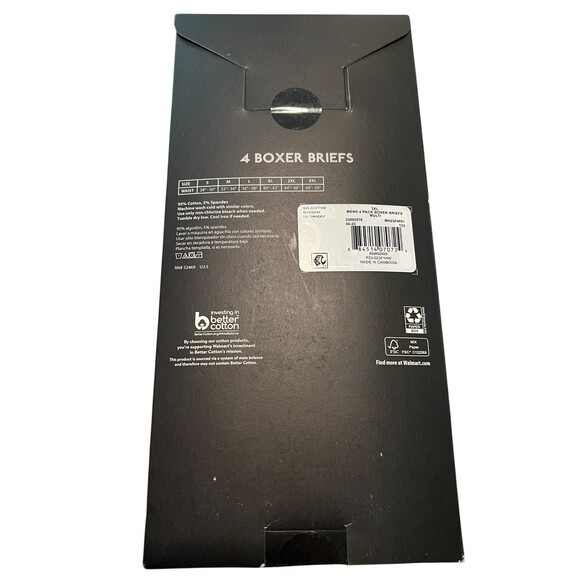 No Boundaries Mens Tag-Free All-Seasons 4-Pk Printed Boxer Briefs  Size 3XL  NWT - Picture 7 of 8